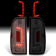 Load image into Gallery viewer, Ford F150 1997-2003 / F250 Light Duty 1997-1999 / F250 F350 F450 F550 Super Duty 1999-2007 LED Tail Lights Chrome Housing Smoke Len (Styleside Models Only)
