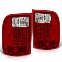 Load image into Gallery viewer, Ford Ranger 2001-2011 LED Tail Lights Chrome Housing Red Len (Excluding STX Models)
