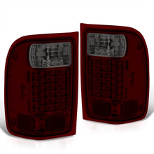 Load image into Gallery viewer, Ford Ranger 2001-2011 LED Tail Lights Chrome Housing Red Smoke Len (Excluding STX Models)
