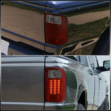 Load image into Gallery viewer, Ford Ranger 2001-2011 LED Tail Lights Chrome Housing Red Smoke Len (Excluding STX Models)
