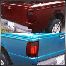 Load image into Gallery viewer, Ford Ranger 1993-1999 LED Tail Lights Chrome Housing Red Smoke Len
