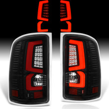 Load image into Gallery viewer, GMC Sierra 1500 2007-2013 / 2500HD 3500HD 2007-2014 LED Bar Tail Lights Black Housing Clear Len Red Tube (Excluding OEM LED &amp; Dually Models)
