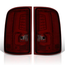 Load image into Gallery viewer, GMC Sierra 1500 2007-2013 / 2500HD 3500HD 2007-2014 LED Bar Tail Lights Chrome Housing Red Smoke Len White Tube (Excluding OEM LED &amp; Dually Models)
