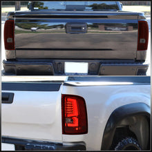 Load image into Gallery viewer, GMC Sierra 1500 2007-2013 / 2500HD 3500HD 2007-2014 LED Bar Tail Lights Chrome Housing Red Smoke Len White Tube (Excluding OEM LED &amp; Dually Models)
