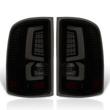 Load image into Gallery viewer, GMC Sierra 1500 2007-2013 / 2500HD 3500HD 2007-2014 LED Bar Tail Lights Black Housing Smoke Len White Tube (Excluding OEM LED &amp; Dually Models)
