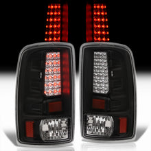 Load image into Gallery viewer, Chevrolet Suburban Tahoe 2000-2006 / GMC Yukon XL 2000-2006 / Yukon Denali 2001-2006 LED Tail Lights Black Housing Clear Len (Excluding Barn Door Trunks)
