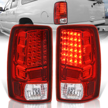 Load image into Gallery viewer, Chevrolet Suburban Tahoe 2000-2006 / GMC Yukon XL 2000-2006 / Yukon Denali 2001-2006 LED Tail Lights Chrome Housing Red Len (Excluding Barn Door Trunks)
