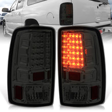 Load image into Gallery viewer, Chevrolet Suburban Tahoe 2000-2006 / GMC Yukon XL 2000-2006 / Yukon Denali 2001-2006 LED Tail Lights Chrome Housing Smoke Len (Excluding Barn Door Trunks)
