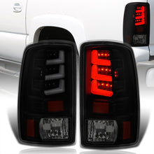 Load image into Gallery viewer, Chevrolet Suburban Tahoe 2000-2006 / GMC Yukon XL 2000-2006 / Yukon Denali 2001-2006 LED Bar Tail Lights Black Housing Smoke Len White Tube (Excluding Barn Door Trunks)
