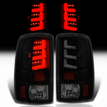 Load image into Gallery viewer, Chevrolet Suburban Tahoe 2000-2006 / GMC Yukon XL 2000-2006 / Yukon Denali 2001-2006 LED Bar Tail Lights Black Housing Smoke Len White Tube (Excluding Barn Door Trunks)
