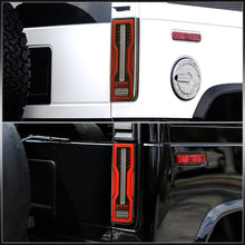 Load image into Gallery viewer, Hummer H2 2003-2009 LED Tail Lights Black Housing Clear Len
