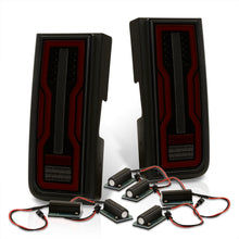 Load image into Gallery viewer, Hummer H2 2003-2009 LED Tail Lights Black Housing Smoke Len
