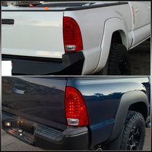 Load image into Gallery viewer, Toyota Tacoma 2005-2015 LED Tail Lights Chrome Housing Red Len
