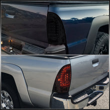 Load image into Gallery viewer, Toyota Tacoma 2005-2015 LED Tail Lights Chrome Housing Smoke Len
