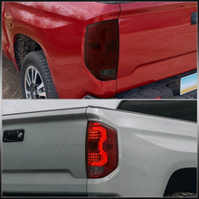 Load image into Gallery viewer, Toyota Tundra 2014-2021 LED Bar Tail Lights Chrome Housing Red Smoke Len White Tube
