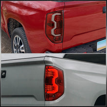 Load image into Gallery viewer, Toyota Tundra 2014-2021 LED Bar Tail Lights Red Housing Clear Len White Tube
