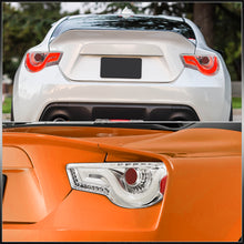 Load image into Gallery viewer, Toyota 86 FRS 2012-2020 / Subaru BRZ 2012-2020 Sequential LED Bar Tail Lights Chrome Housing Clear Len White Tube
