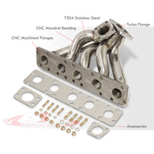 Load image into Gallery viewer, Audi Turbocharged 2.2L 20V T3 Stainless Steel Turbo Manifold
