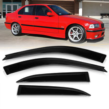 Load image into Gallery viewer, BMW 3 Series E36 1992-1998 4 Door Tape On Window Visors
