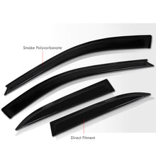 Load image into Gallery viewer, BMW 3 Series E90 2006-2011 4 Door Tape On Window Visors
