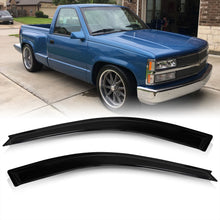 Load image into Gallery viewer, Chevrolet GMC C/K C10 C1500 C2500 C3500 Regular Cab 1988-1998 / Tahoe 1995-1999 / Blazer 1992-1994 / Yukon 1992-1999 2 Door Tape On Window Visors
