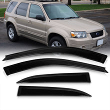 Load image into Gallery viewer, Ford Escape 2001-2012 / Mazda Tribute 2008-2011 / Mercury Mariner 2005-2011 4 Door Tape On Window Visors
