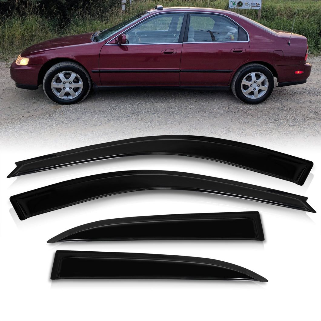 Honda Accord 1994-1997 4 Door Tape On Window Visors
