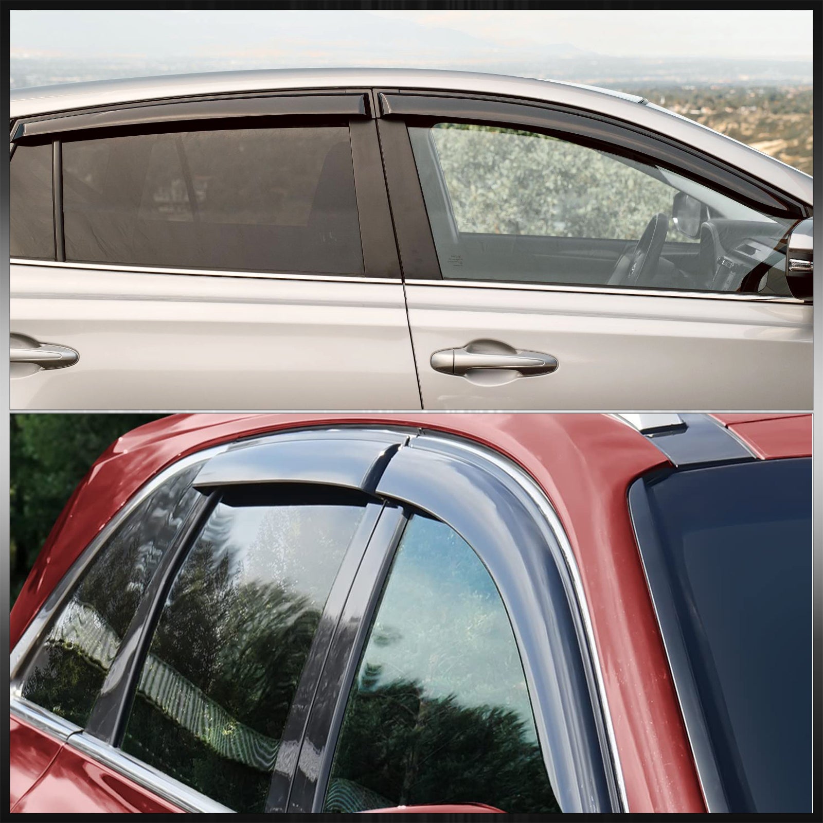 Wztepeng Window Moulding Weatherstrip Trim Seal Belt Chrome