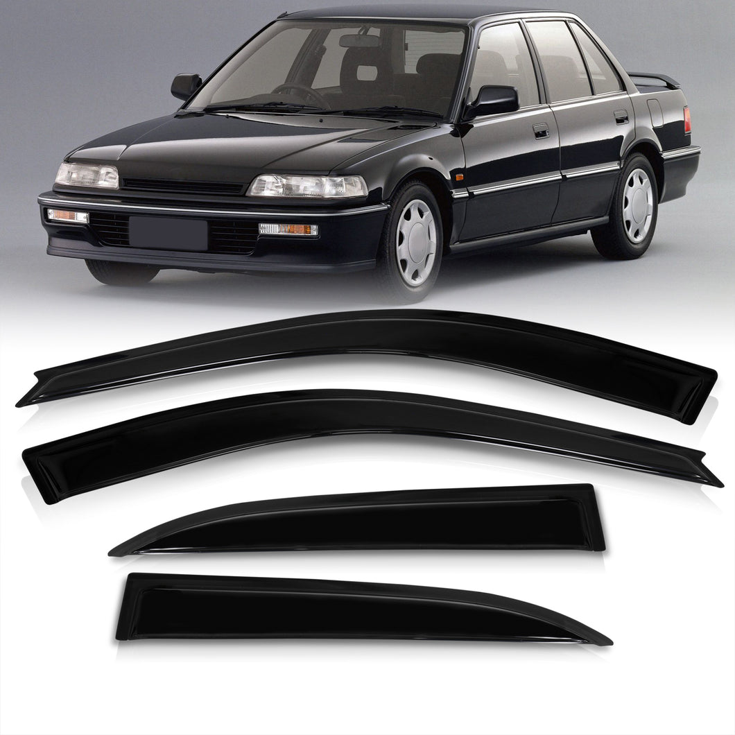 Honda Civic 1988-1991 4 Door Tape On Window Visors