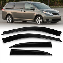 Load image into Gallery viewer, Toyota Sienna 2011-2020 4 Door Tape On Window Visors
