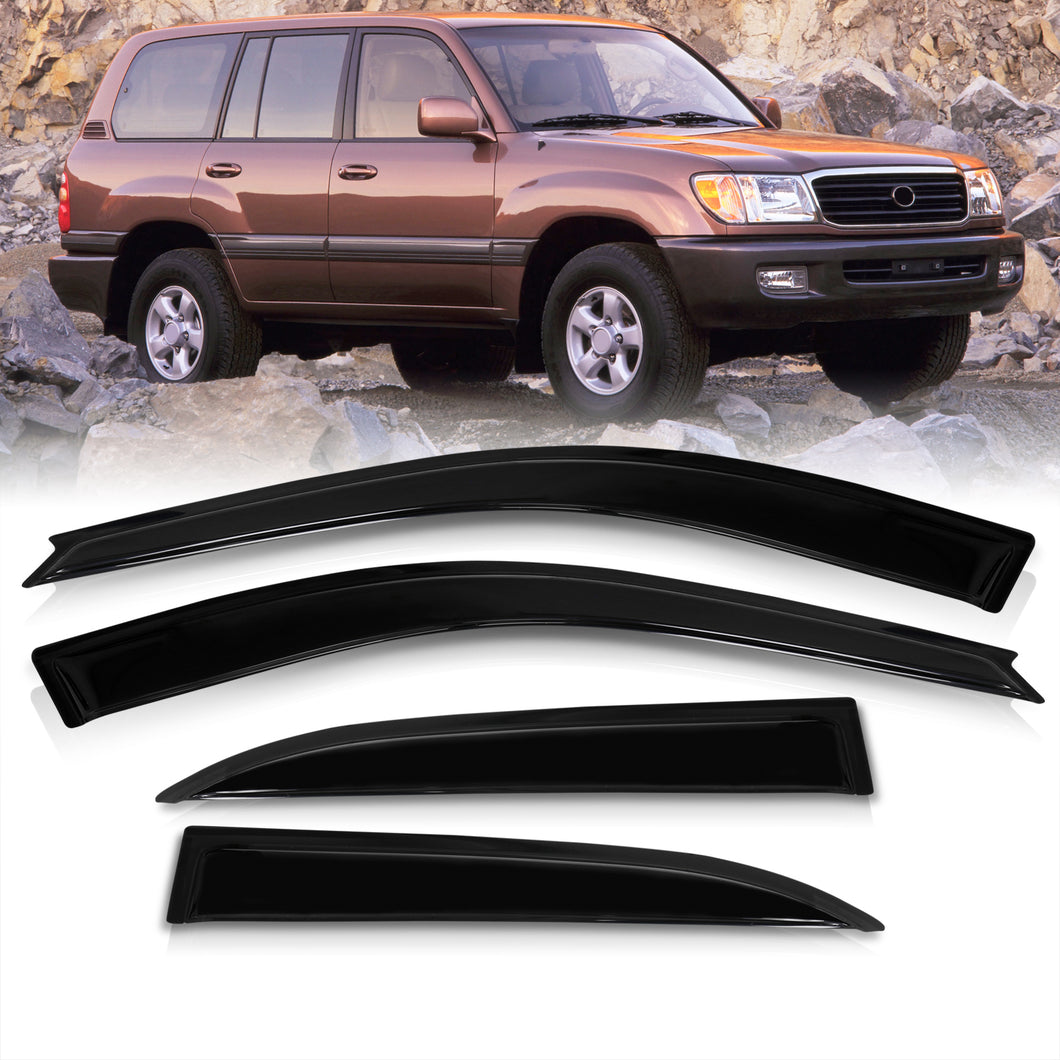 Toyota Land Cruiser 1998-2007 4 Door Tape On Window Visors