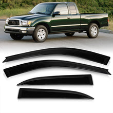 Load image into Gallery viewer, Toyota Tacoma 1995-2004 Extended Cab 4 Door Tape On Window Visors
