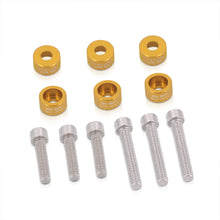 Load image into Gallery viewer, JDM Sport Acura Honda VTEC Solenoid Cap Cup Washers Bolt Kit Gold
