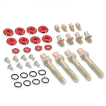 Load image into Gallery viewer, JDM Sport Acura Honda B-Series B16 B17 B18 B20 Low Profile Valve Cover Washers Bolt Kit Red
