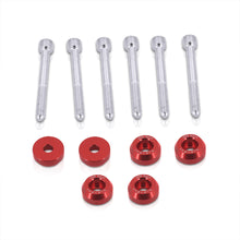 Load image into Gallery viewer, JDM Sport Acura Integra 1990-2001 / Honda Civic 1988-2000 / CRX 1988-1991 / Del Sol 1993-1997 Rear Lower Control Arms Dress Up Washers Bolt Kit Red
