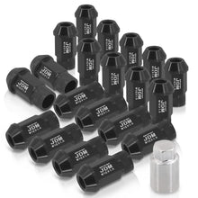 Load image into Gallery viewer, JDM Sport Universal 12 x 1.50 Lug Nuts Black (20 Pieces)
