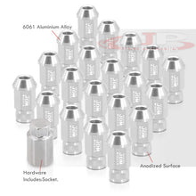 Load image into Gallery viewer, JDM Sport Universal 12 x 1.50 Lug Nuts Polished (20 Pieces)
