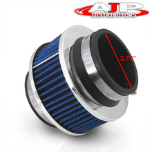 Load image into Gallery viewer, Universal 2.75&quot; Cold Air Intake Bypass Filter Blue
