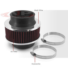 Load image into Gallery viewer, Universal 2.75&quot; Cold Air Intake Bypass Filter Red
