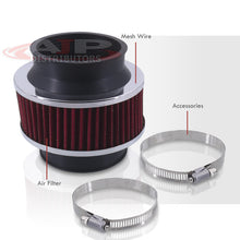 Load image into Gallery viewer, Universal 3&quot; Cold Air Intake Bypass Filter Red
