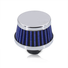 Load image into Gallery viewer, Universal 12mm Breather Filter (40mm Height 50mm Top 60mm Bottom) Blue
