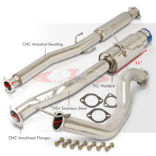 Load image into Gallery viewer, Acura Integra GSR Hatchback 1994-2001 N1 Style Stainless Steel Catback Exhaust System Burnt Tip (Piping: 2.5&quot; / 65mm to 3.0&quot; / 76mm | Tip: 4.5&quot;)
