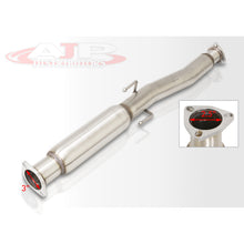 Load image into Gallery viewer, Honda Civic Hatchback 1996-2000 N1 Style Stainless Steel Catback Exhaust System Gunmetal (Piping: 2.5&quot; / 65mm to 3.0&quot; / 76mm | Tip: 4.5&quot;)
