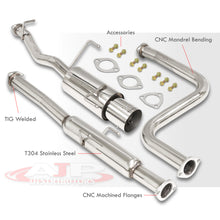 Load image into Gallery viewer, Honda Prelude 1992-1996 N1 Style Stainless Steel Catback Exhaust System (Piping: 2.25&quot; / 58mm to 2.5&quot; / 65mm | Tip: 4.5&quot;)
