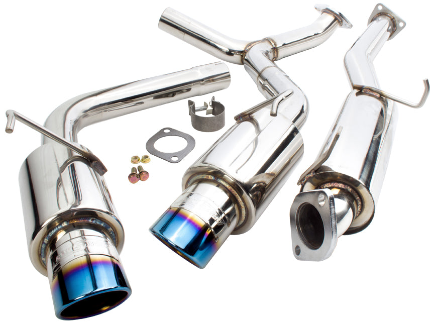 Honda S2000 2000-2009 Stainless Steel Catback Exhaust System Burnt Tip (Piping: 2.5