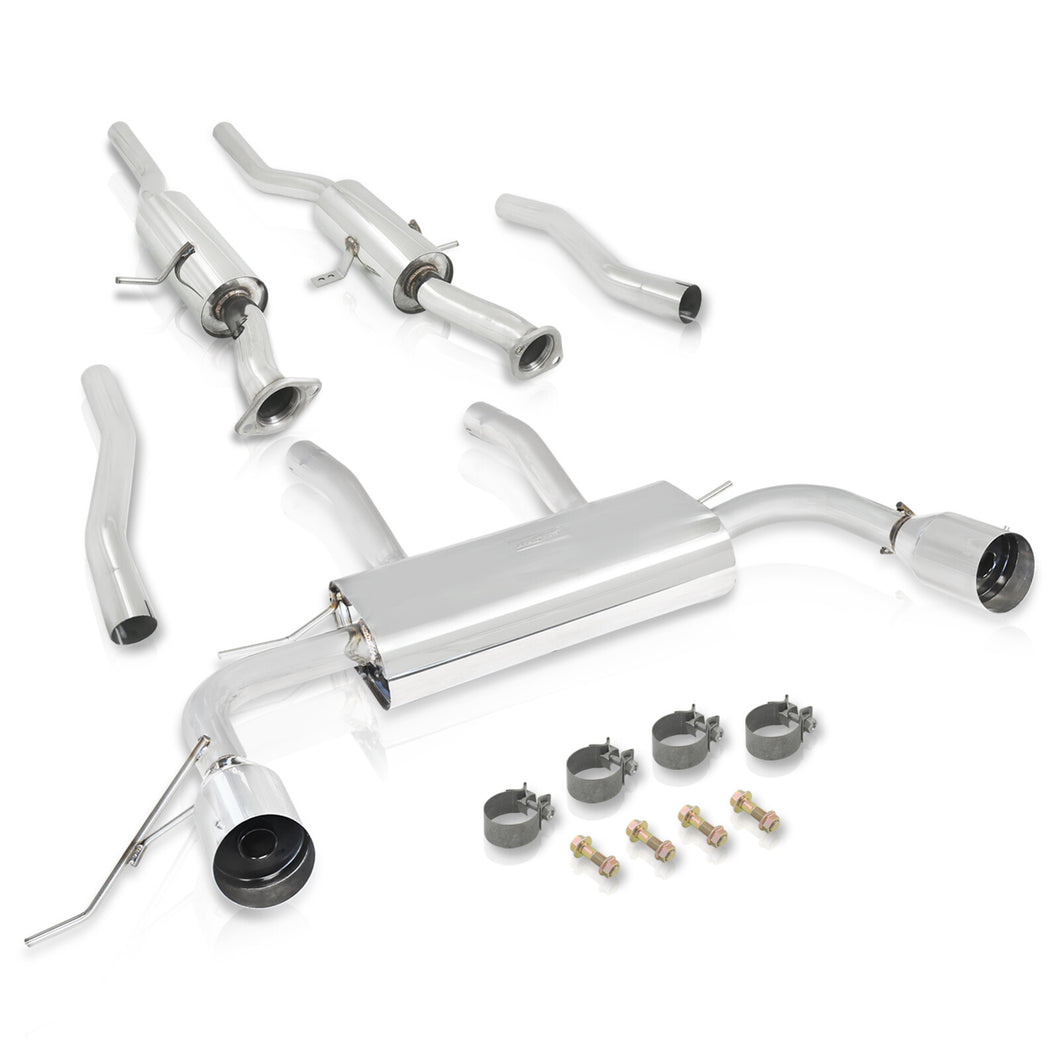 Jeep Grand Cherokee 5.7L V8 2011-2021 Dual Tip Stainless Steel Catback Exhaust System (Piping: 2.5