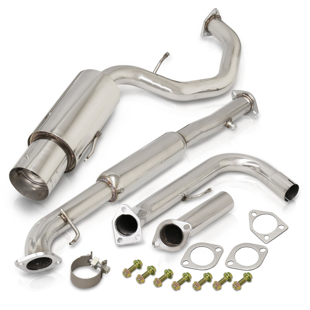 Mitsubishi Eclipse GS RS I4 2000-2005 N1 Style Stainless Steel Catback Exhaust System (Piping: 2.25