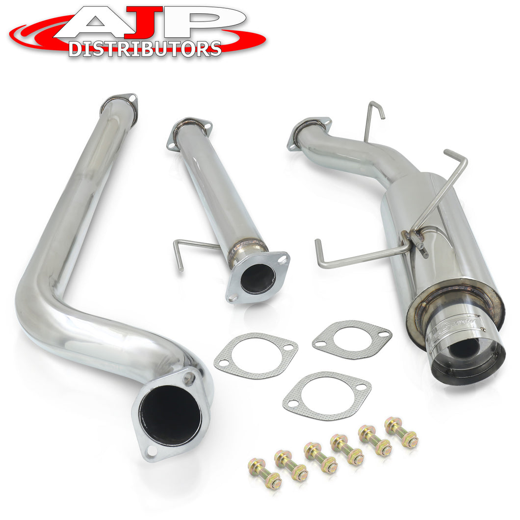 Nissan Sentra SE-R Spec V 2002-2006 N1 Style Stainless Steel Catback Exhaust System (Piping: 3.0