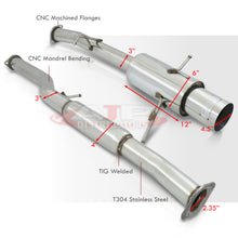 Load image into Gallery viewer, Subaru Impreza WRX / STI 2002-2007 N1 Style Stainless Steel Catback Exhaust System (Piping: 2.5&quot; / 65mm to 3.0&quot; / 76mm | Tip: 4.5&quot;)
