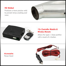 Load image into Gallery viewer, Universal 3.0&quot; / 76mm Electric Exhaust Pipe Cut Out Valve Kit
